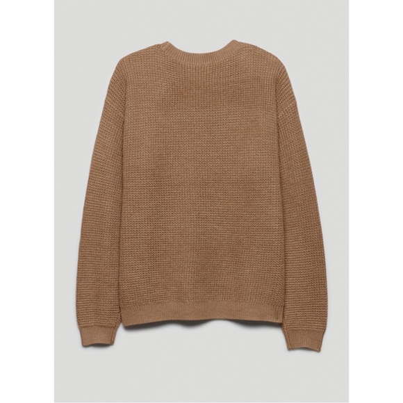 Wilfred Free Isabelli wool Crewneck Sweater in Camel - Picture 4 of 8